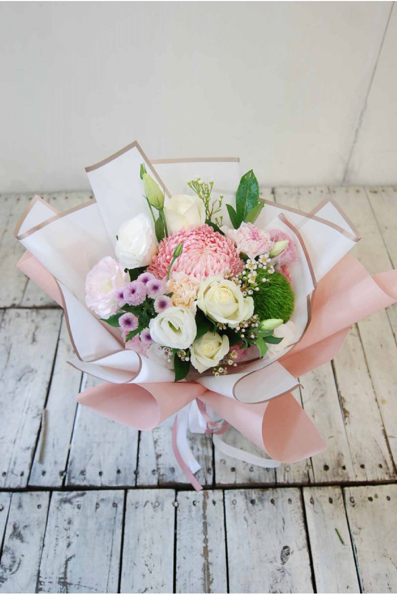 富貴牡丹菊花束Chinese Mum Bouquet